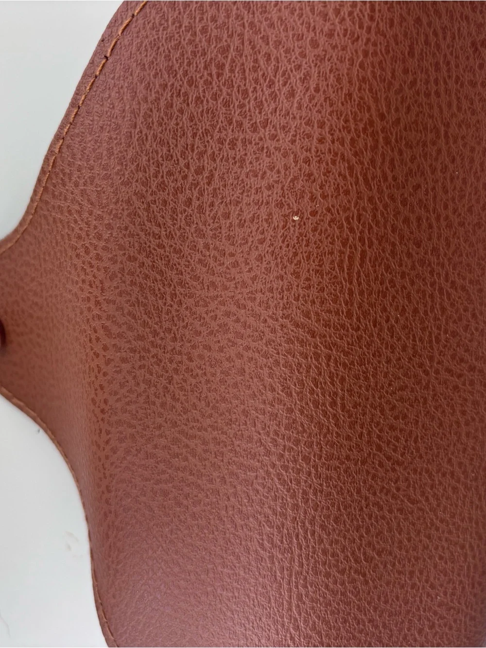 Ray-Ban Brown Textured Semi-Hard Leather Sunglasses Case